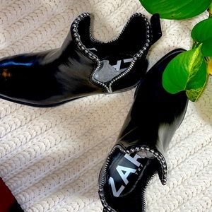 ZARA BLACK ANKLE BOOTS